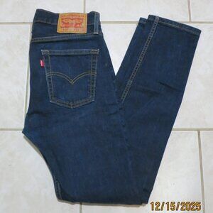 Ladies Levis 510 Dark Denim SkinnyJeans Size 29